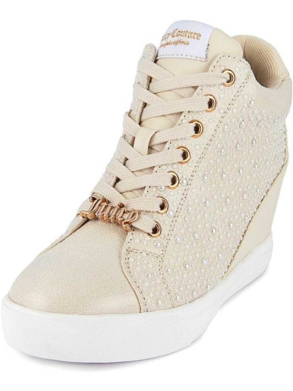 Stylish Women's High-Top Platform Wedge Sneakers - Trendy Casual Footwear